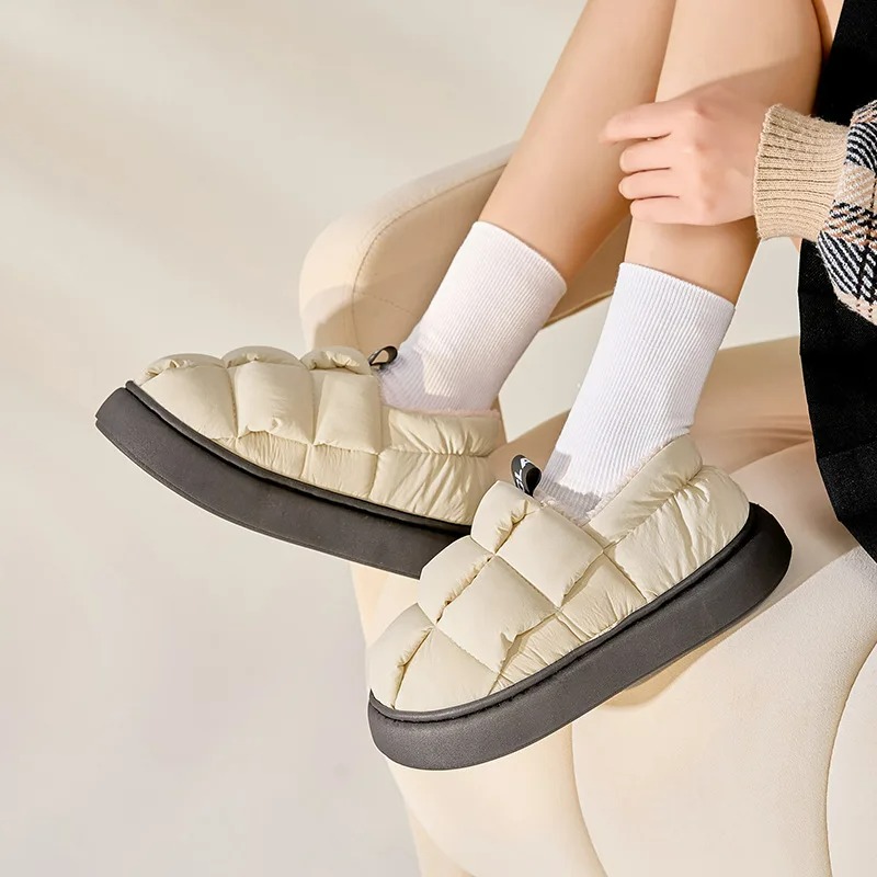 Women Shoes Size To Men - أحذية شتوية مبطنة بالفرو للنساء، أحذية