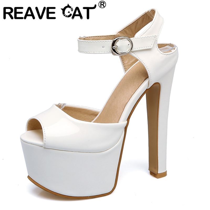 Women'S Shoes Kitten Heels - REAVE CAT موضة النساء الصنادل اللمحة