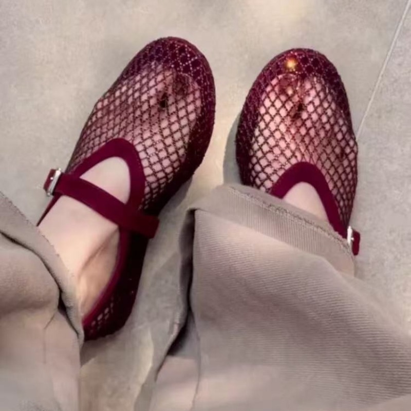 Women Shoes Model - صنادل باوتو نسائية مرصعة بالأحجار الكريمة