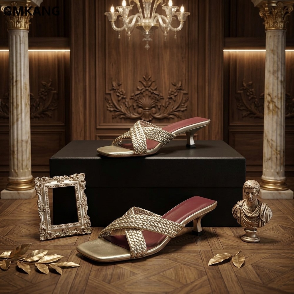 Women'S Shoes Kitten Heels - حذاء نسائي مريح بكعب منخفض ومقدمة