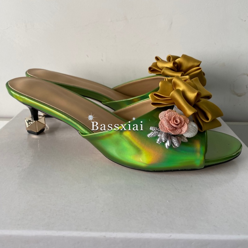 كريستال ديكور اليدوية زهرة الص - مراجعة Women'S Shoes Kitten Heels وسعره