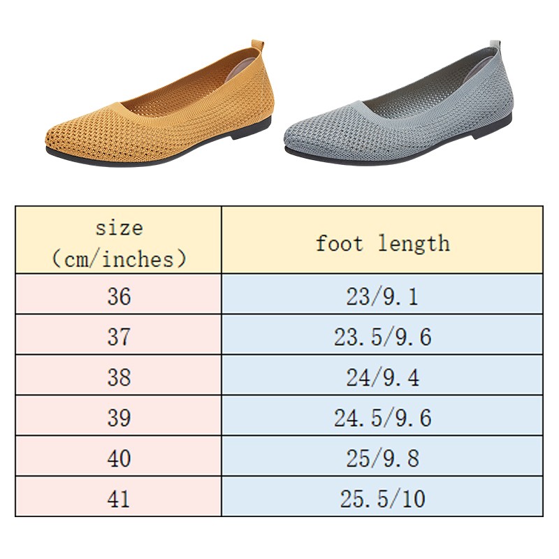 أحذية نسائية مسطحة محبوكة بدون - مراجعة Loafer Flat Women وسعره
