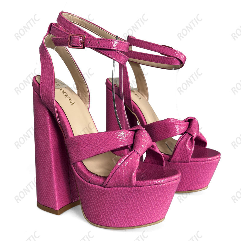 Rontic الساخن اليدوية النساء ص - مراجعة Women Shoes Model وسعره