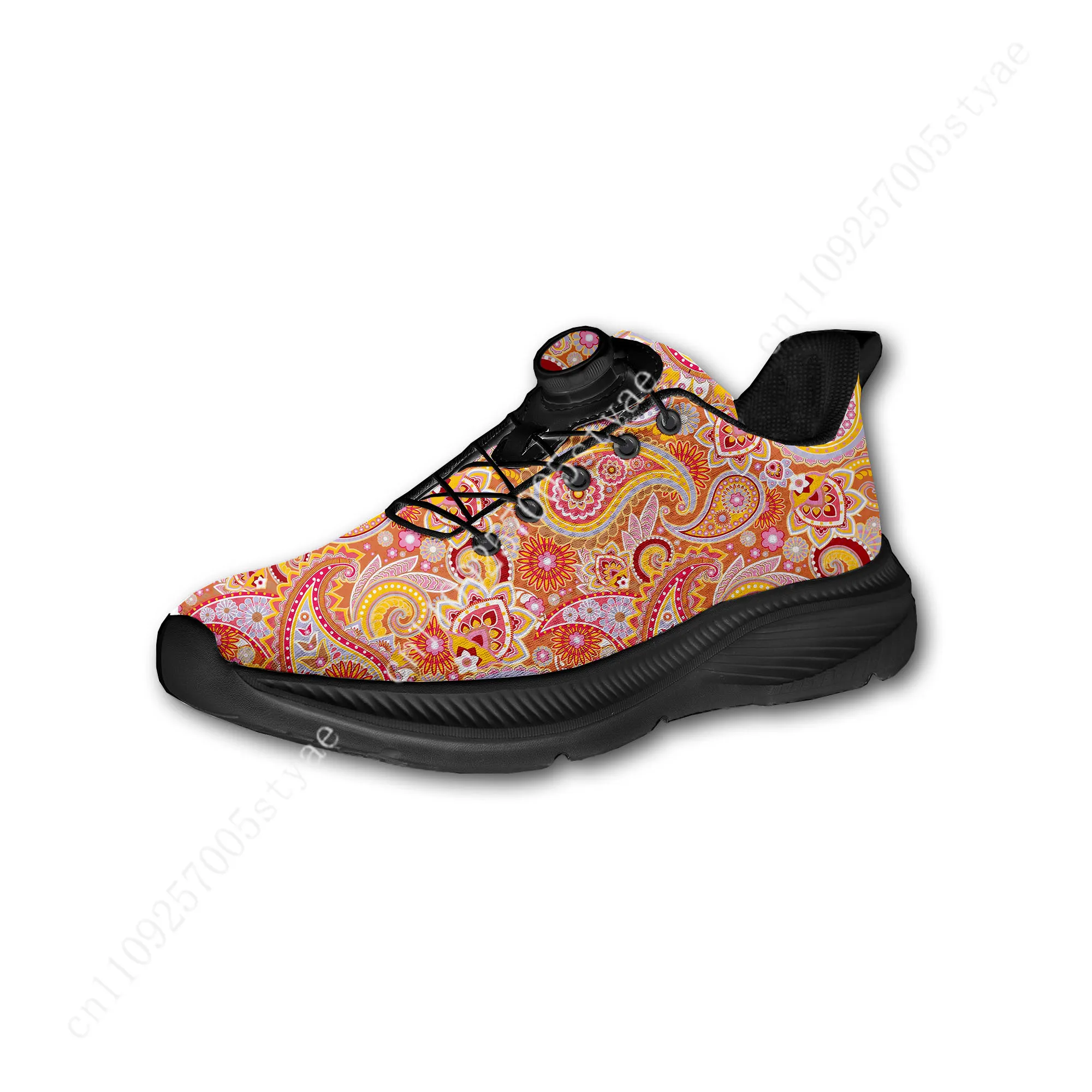 أحذية مشي مخصصة بطباعة زهور ما - مراجعة Women Shoes Sneakers وسعره