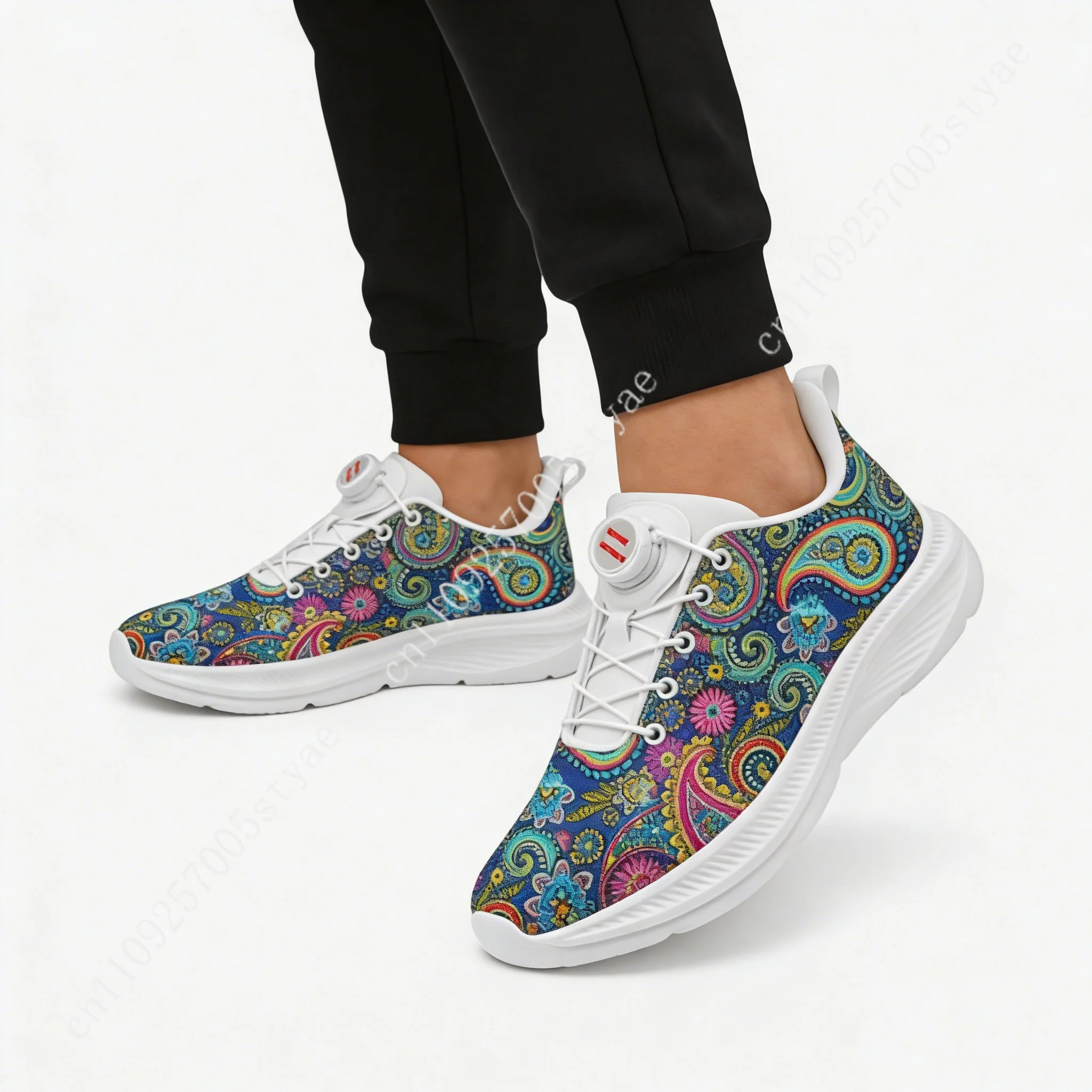 أحذية مشي مخصصة بطباعة زهور ما - مراجعة Women Shoes Sneakers وسعره