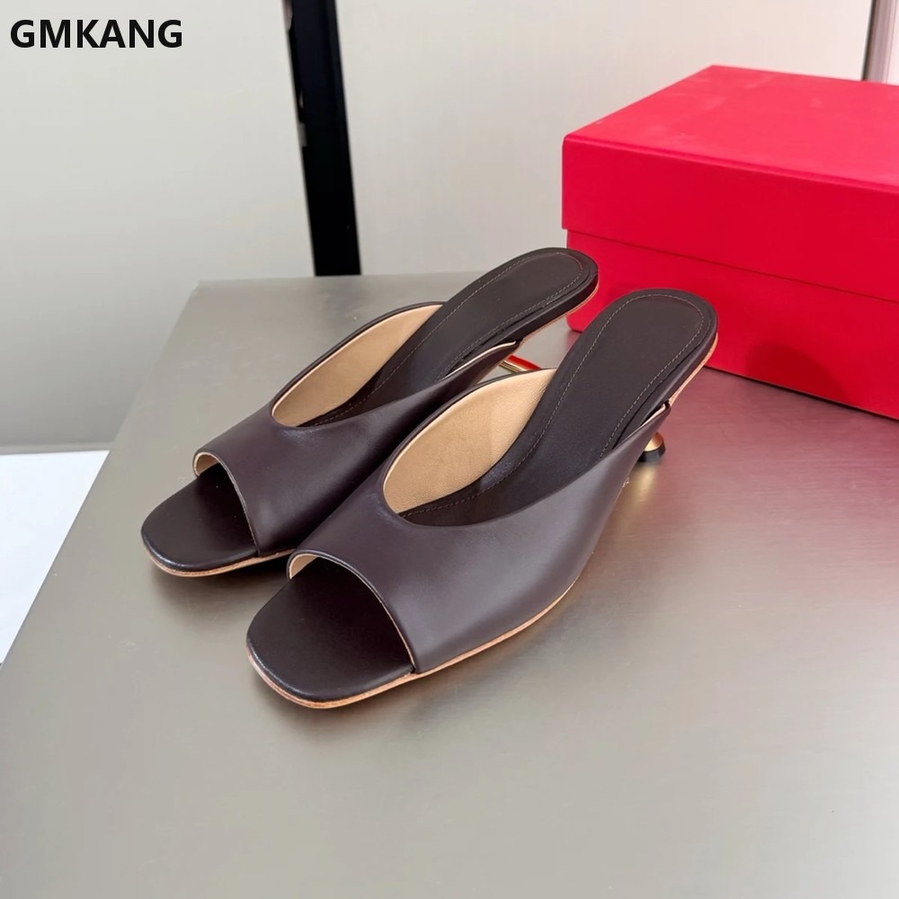 صنادل نسائية بمقدمة مربعة سهلة - مراجعة Women'S Shoes Kitten Heels وسعره