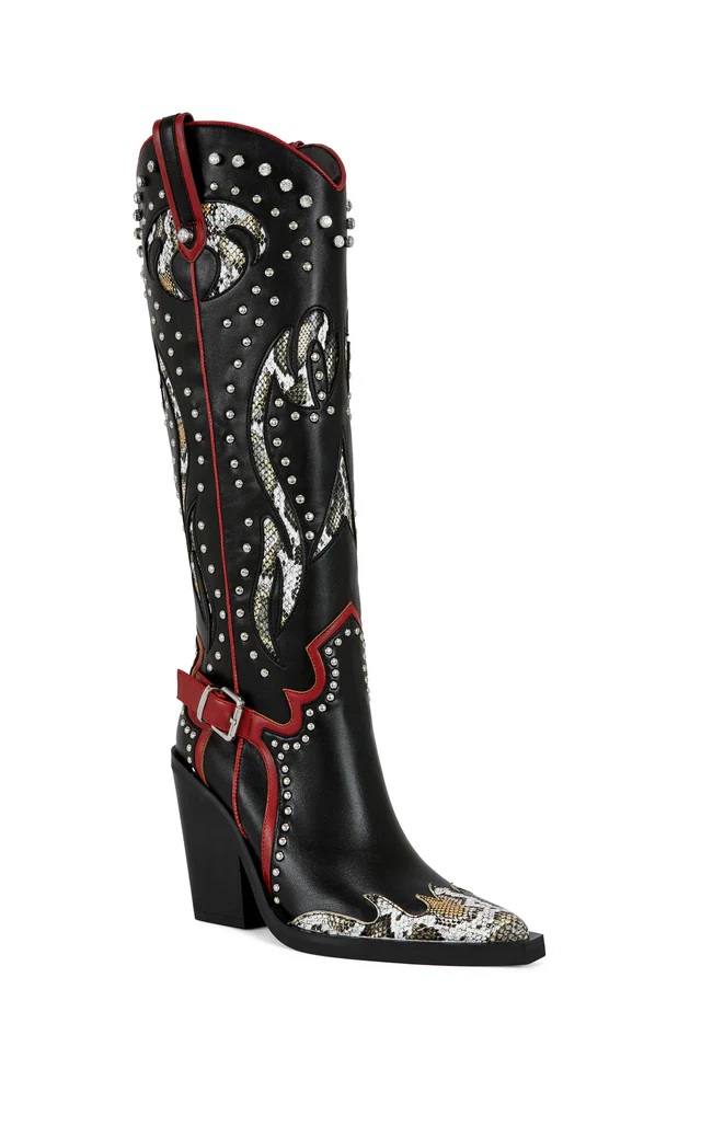 2025 حجم كبير 44 المرأة المطرز - مراجعة Western Cowgirl Boot وسعره