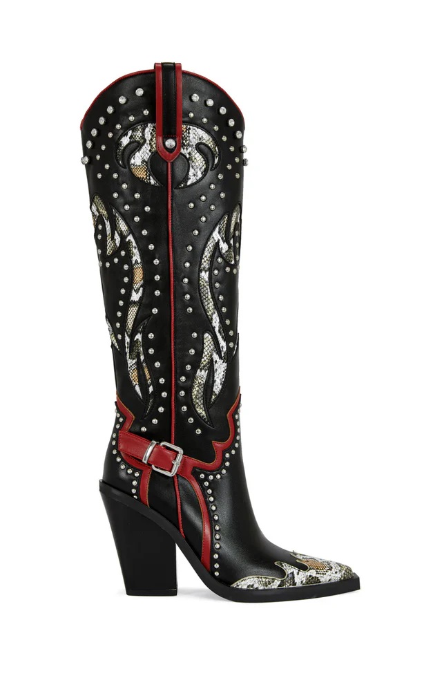 2025 حجم كبير 44 المرأة المطرز - مراجعة Western Cowgirl Boot وسعره