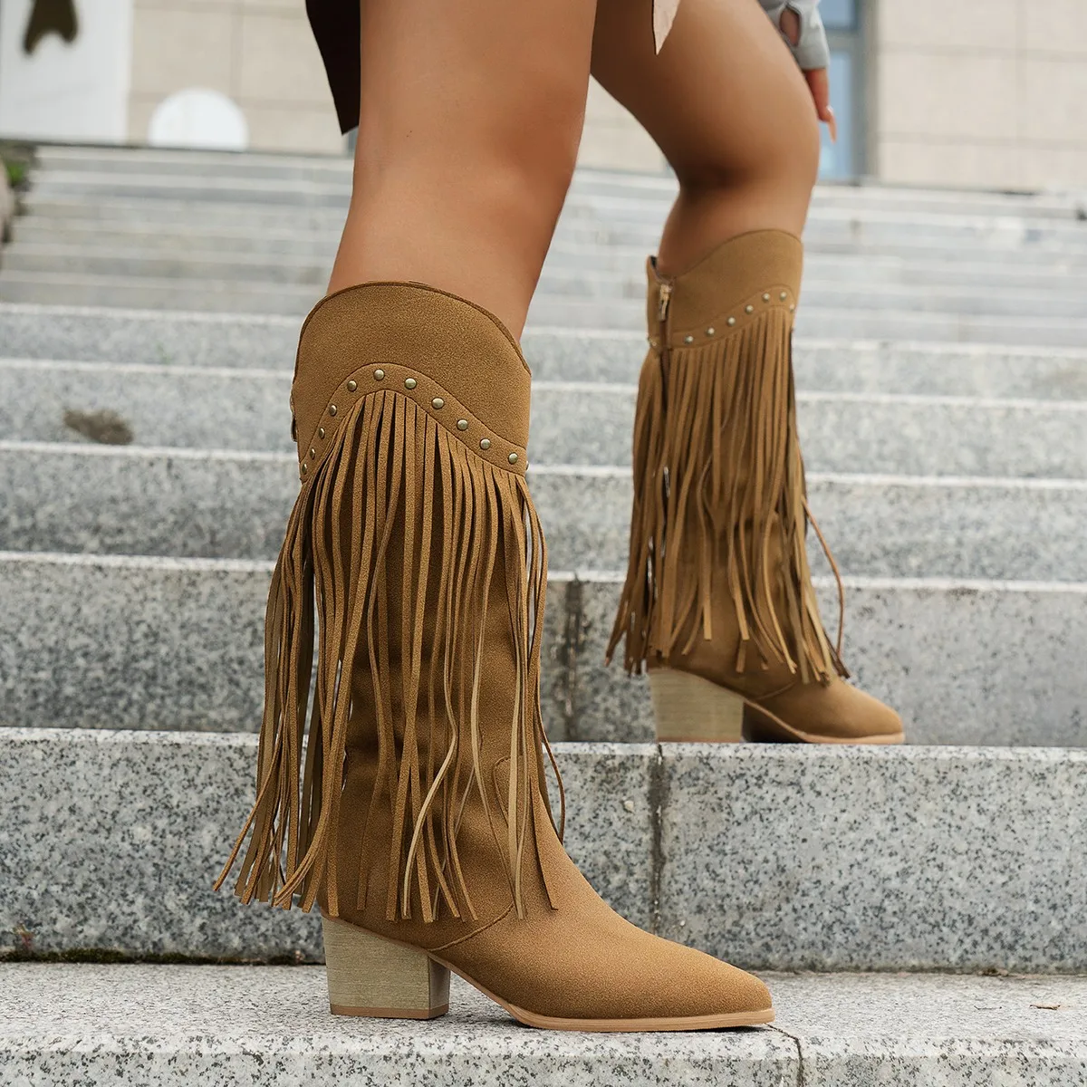 حجم كبير 43 المرأة شرابات الغر - مراجعة Western Cowgirl Boot وسعره