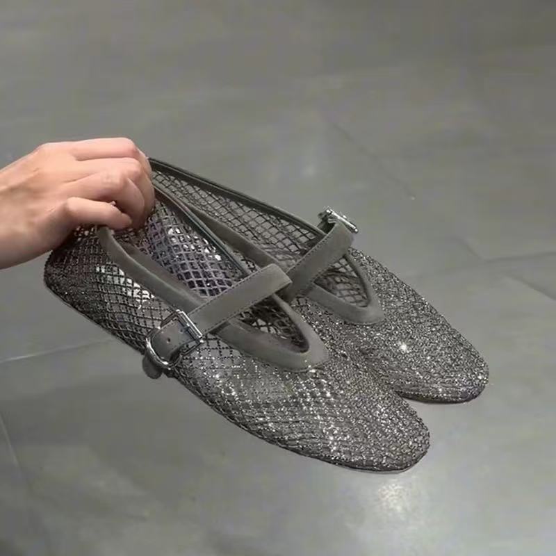 صنادل باوتو نسائية مرصعة بالأح - مراجعة Women Shoes Model وسعره