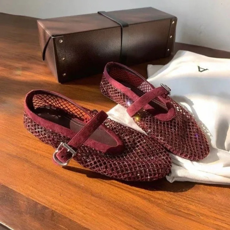 صنادل باوتو نسائية مرصعة بالأح - مراجعة Women Shoes Model وسعره