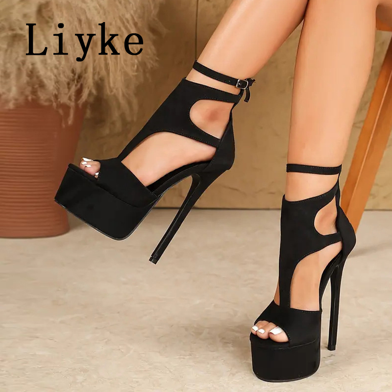 Liyke عرض نموذج مثير المتطرفة  - مراجعة Women Shoes Model وسعره