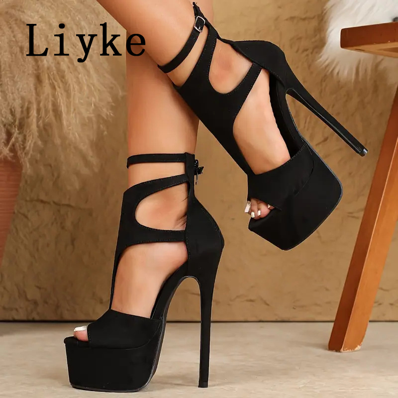 Liyke عرض نموذج مثير المتطرفة  - مراجعة Women Shoes Model وسعره