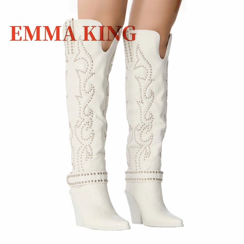 أحذية نسائية طويلة حتى الركبة  - مراجعة Western Cowgirl Boot وسعره