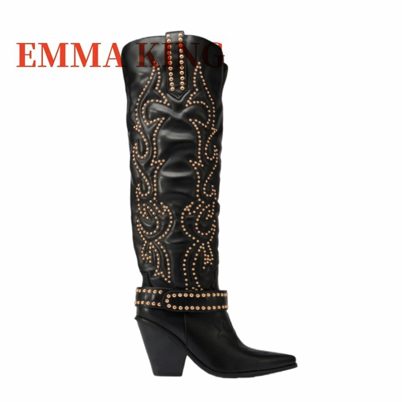 أحذية نسائية طويلة حتى الركبة  - مراجعة Western Cowgirl Boot وسعره