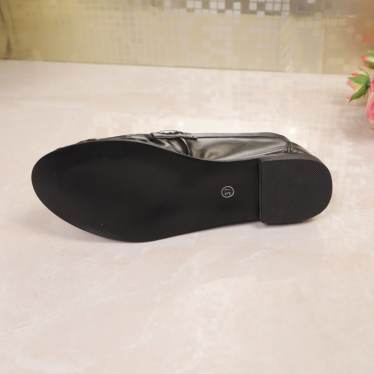 أحذية نسائية مسطحة سوداء على ا - مراجعة Loafer Flat Women وسعره